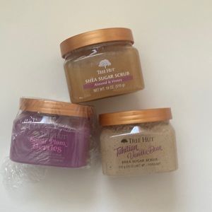 TREE HUT SCRUBS BUNDLE ( 2 scrubs total sugar plum berry and almond and honey)